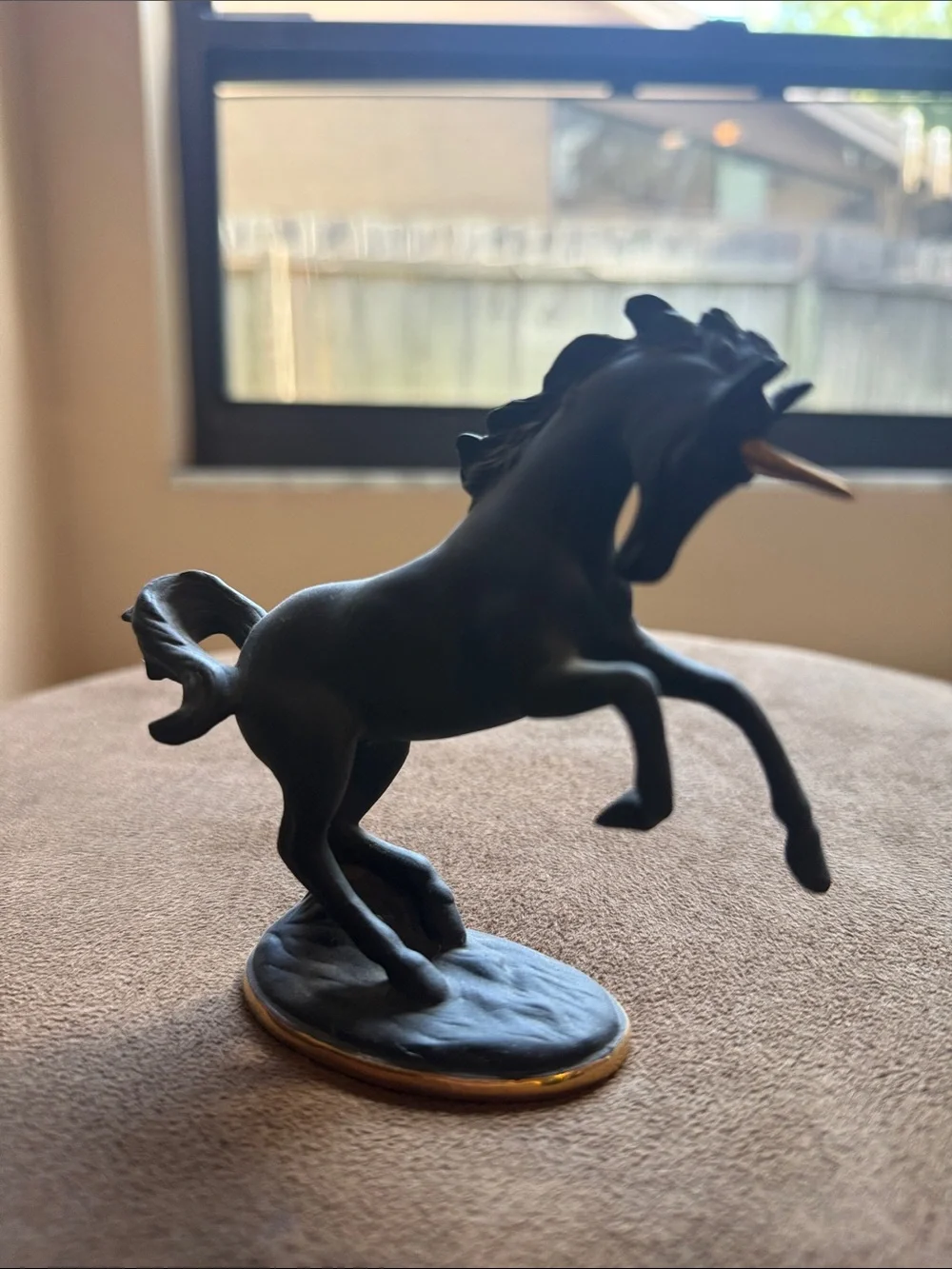 Franklin Mint Multicolor Unicorn Figurine Shelf Display